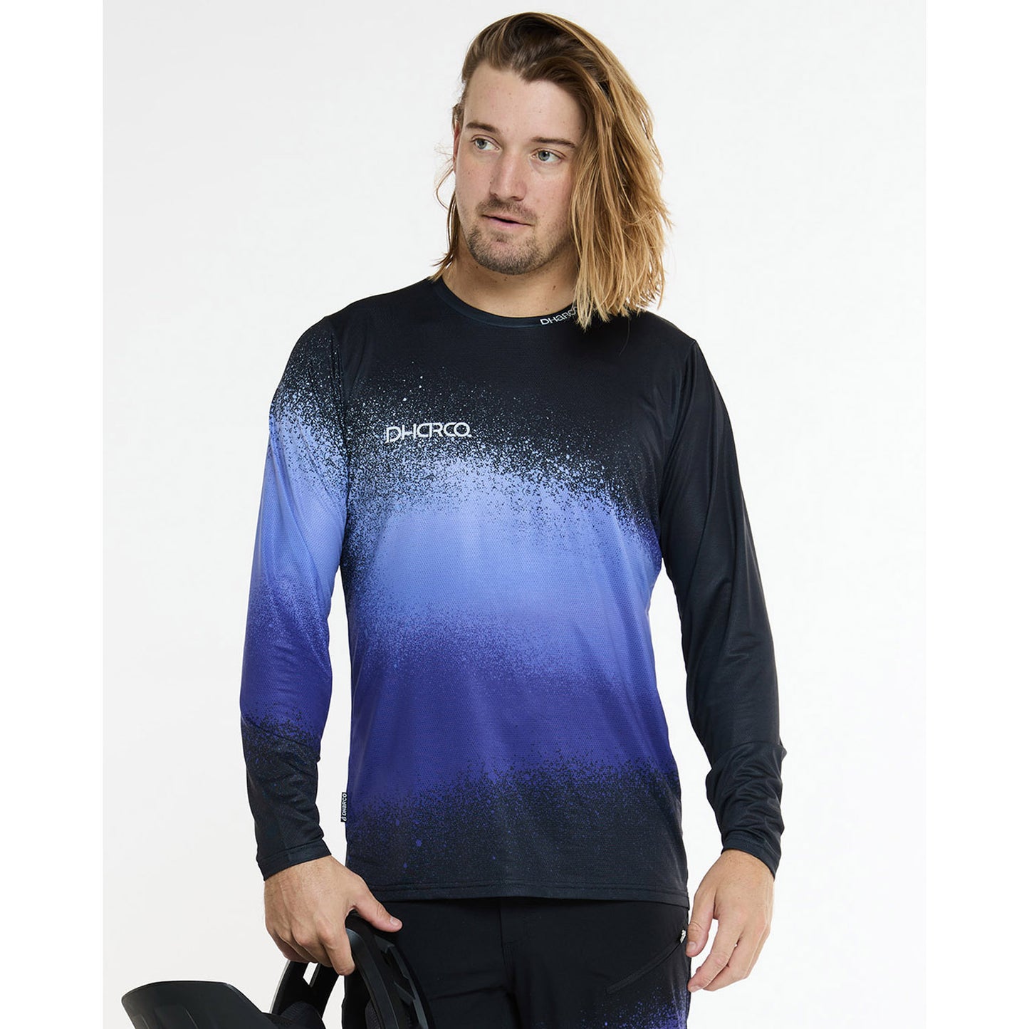 DHARCO RACE ULTRA VIOLET Långärmad Jersey Svart/Lila