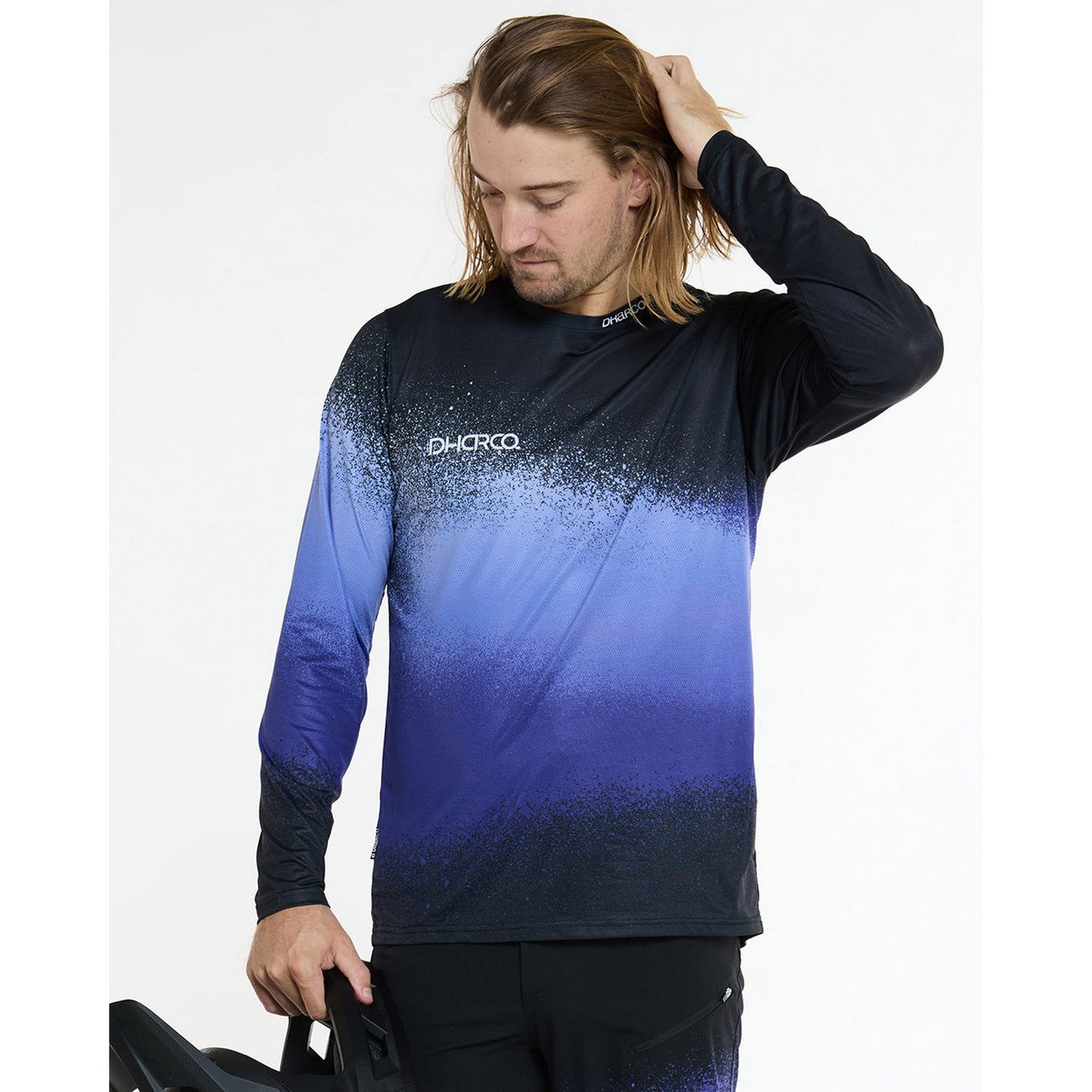 DHARCO RACE ULTRA VIOLET Långärmad Jersey Svart/Lila