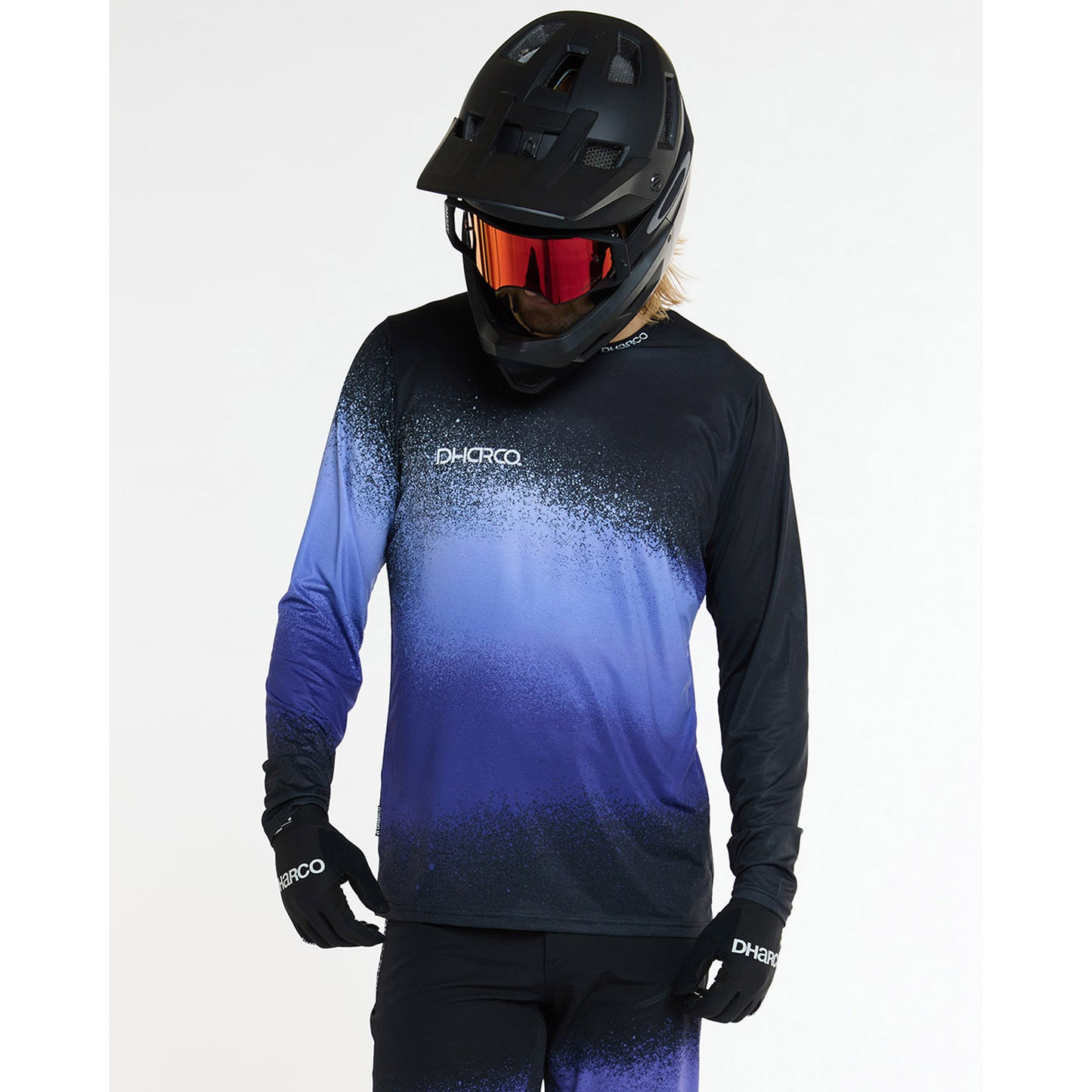 DHARCO RACE ULTRA VIOLET Långärmad Jersey Svart/Lila