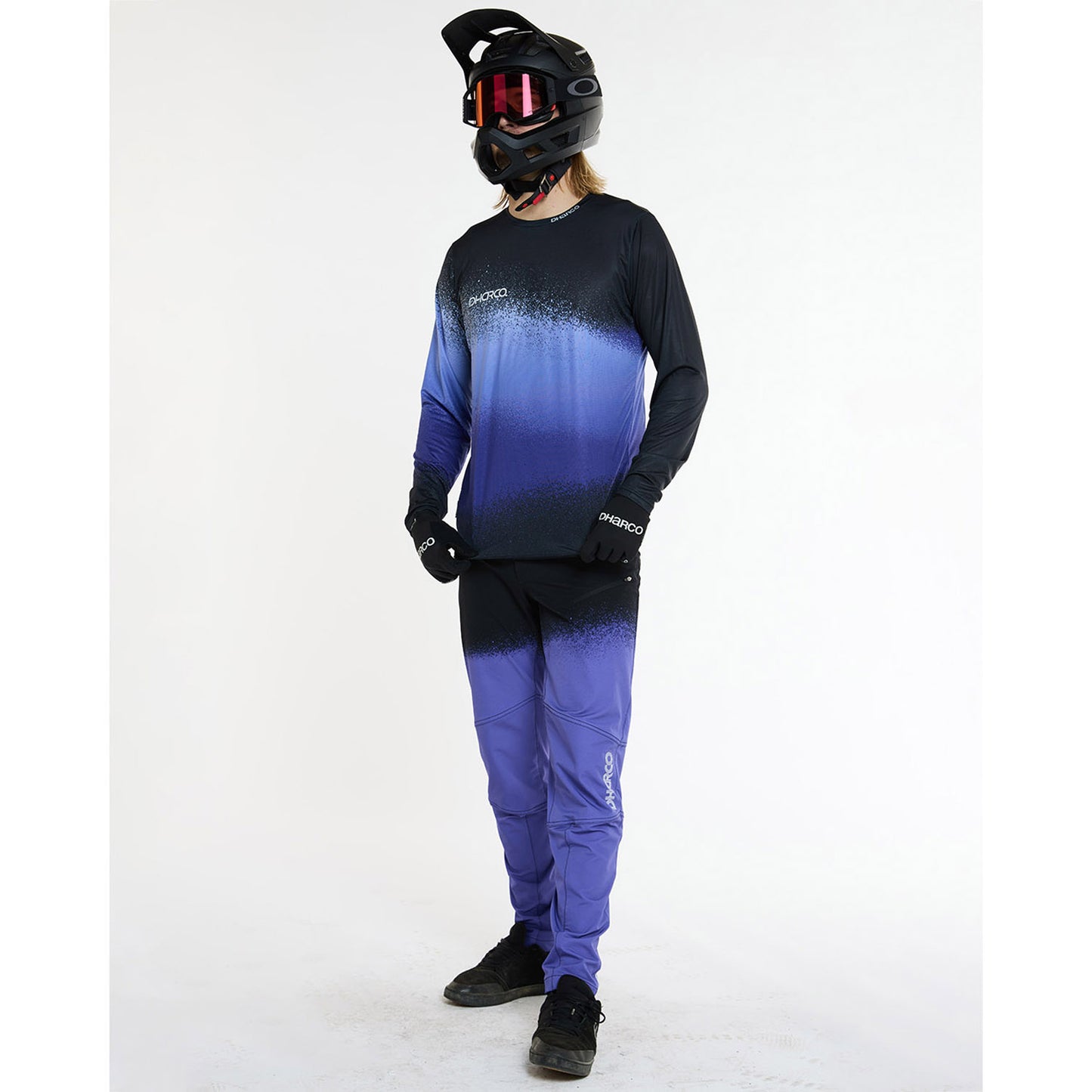 DHARCO RACE ULTRA VIOLET Långärmad Jersey Svart/Lila
