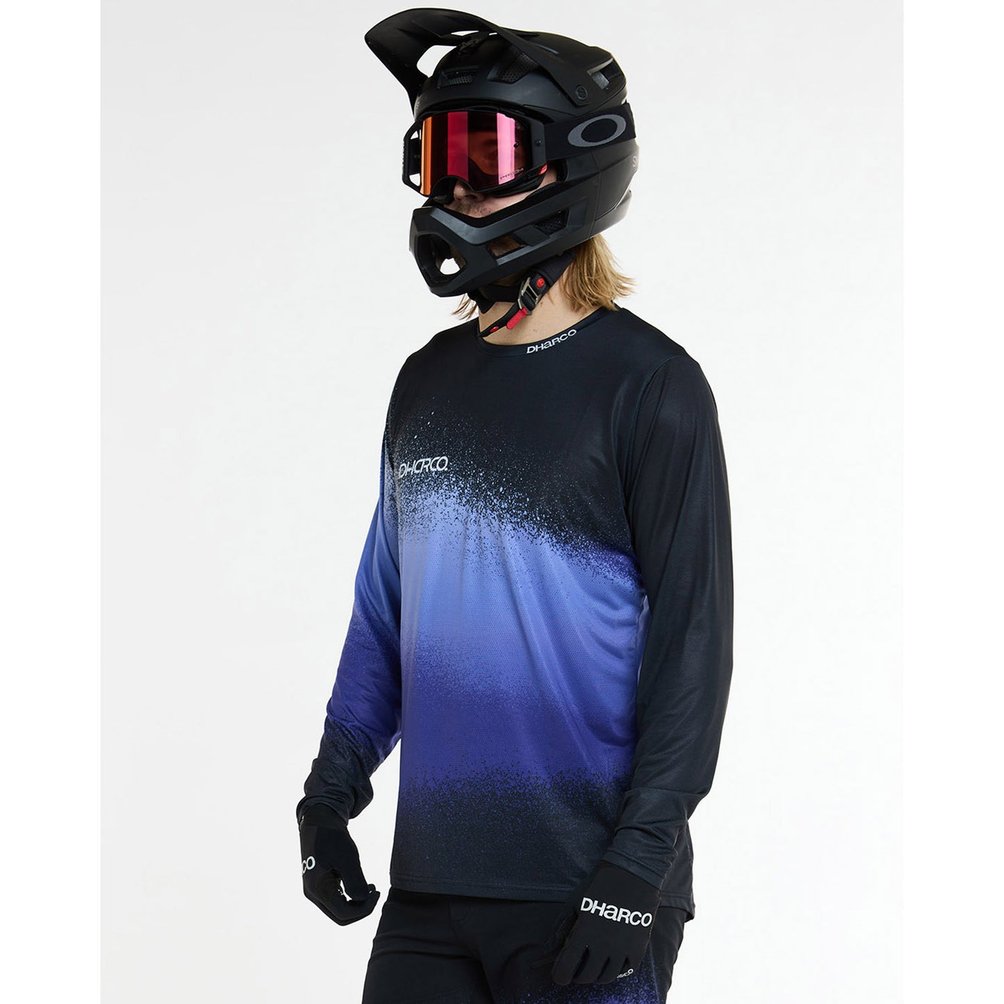 DHARCO RACE ULTRA VIOLET Långärmad Jersey Svart/Lila