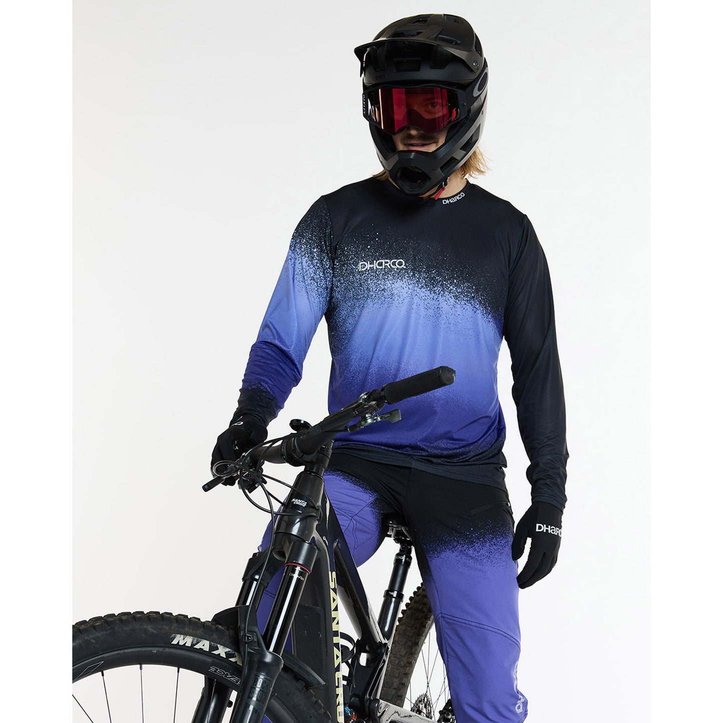 DHARCO RACE ULTRA VIOLET Långärmad Jersey Svart/Lila