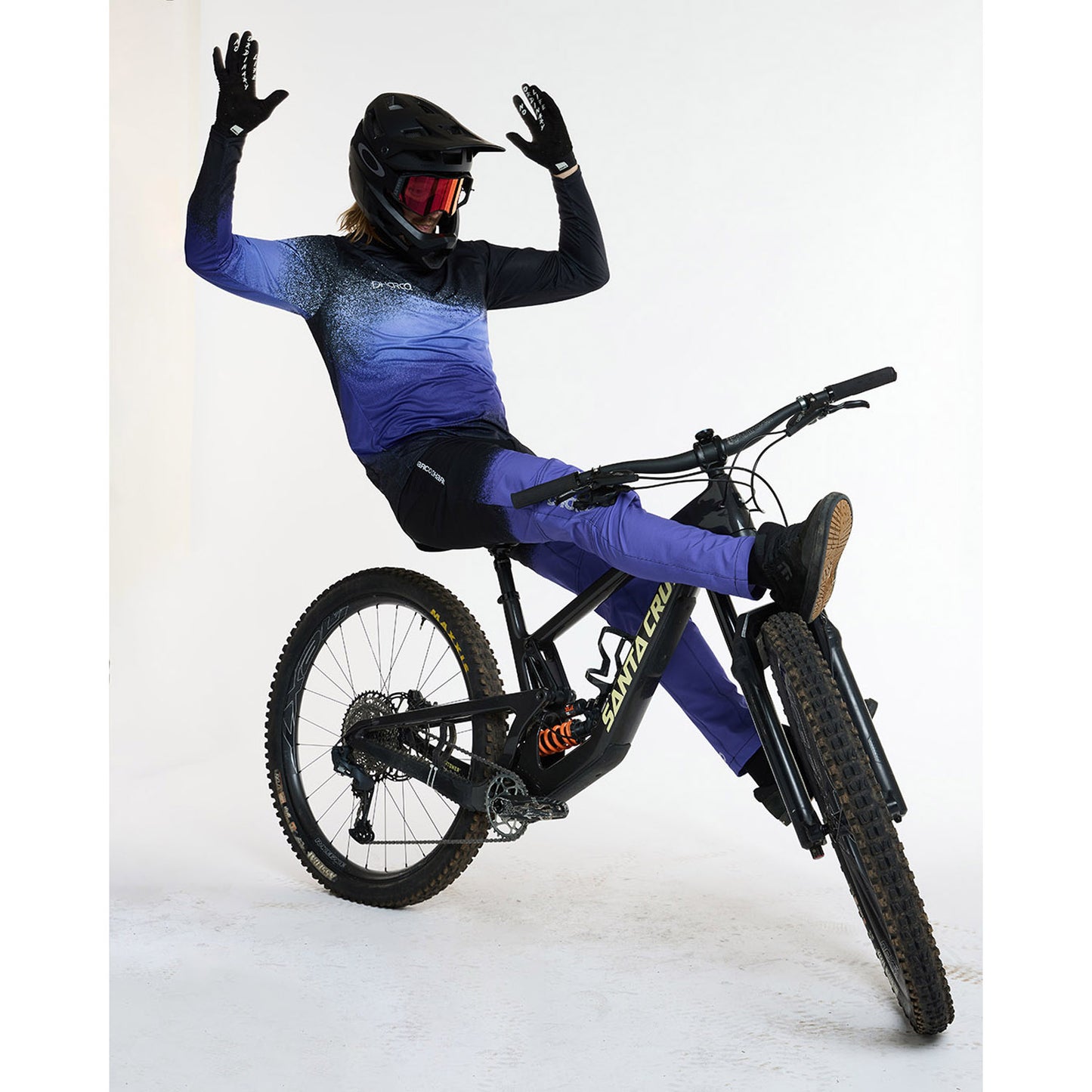 DHARCO RACE ULTRA VIOLET Långärmad Jersey Svart/Lila