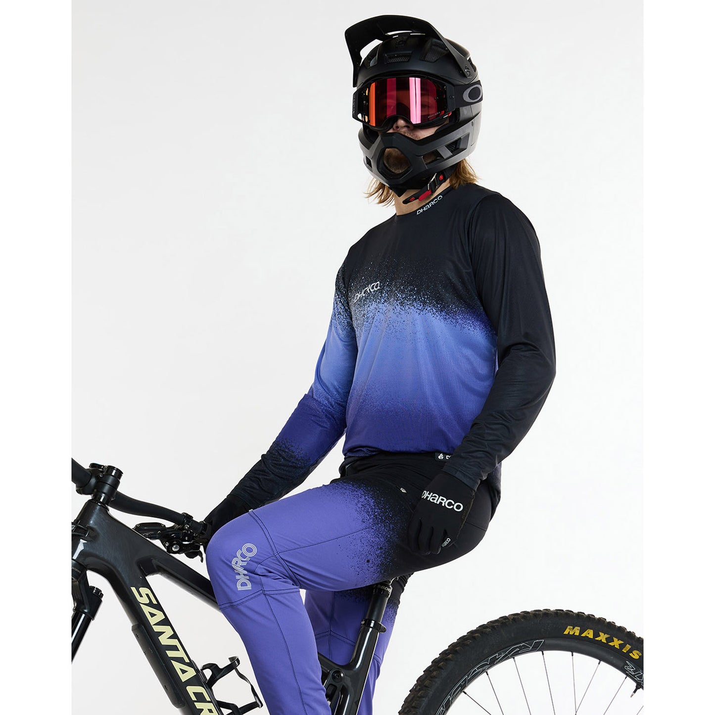DHARCO RACE ULTRA VIOLET Långärmad Jersey Svart/Lila