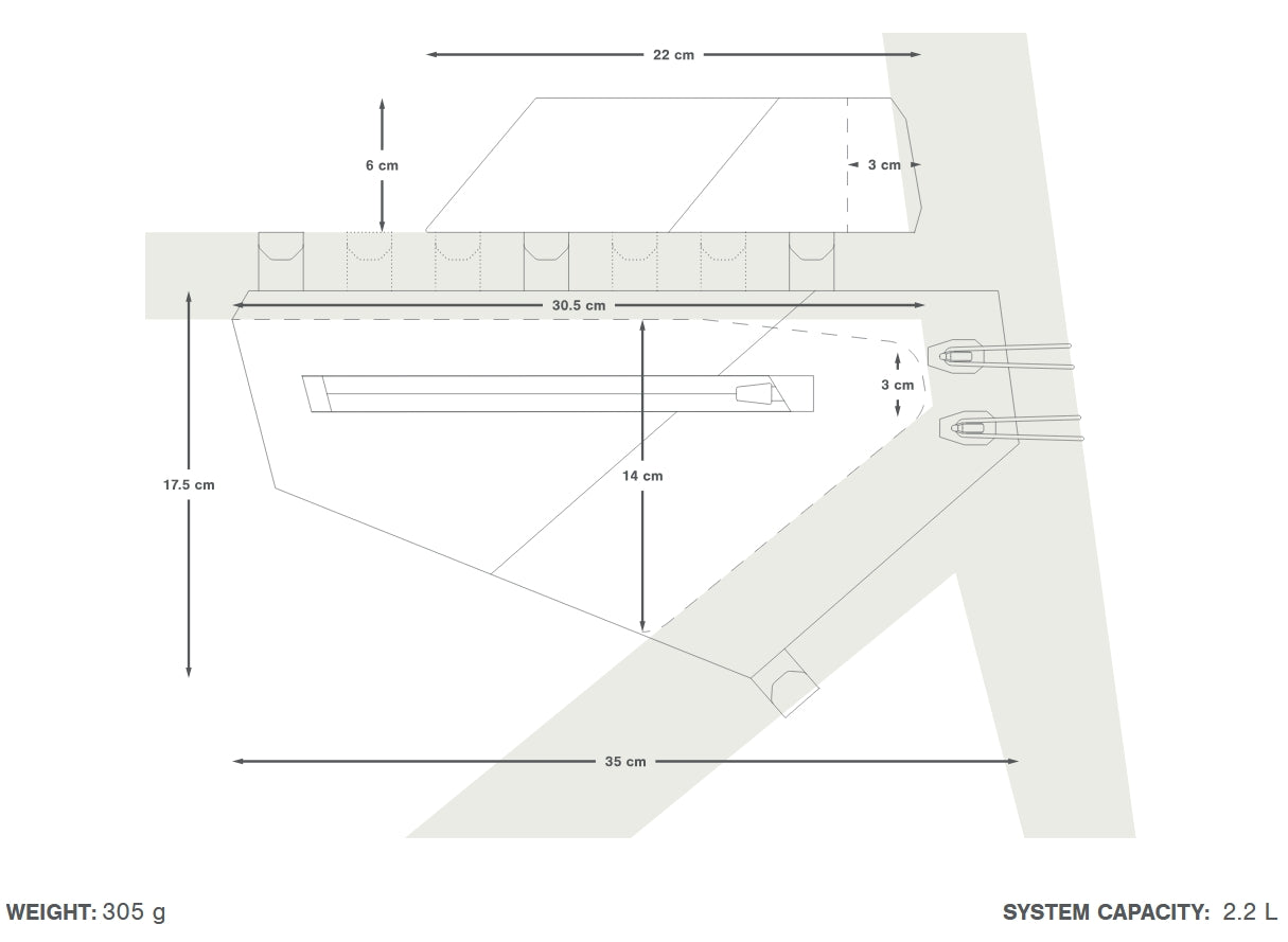 APIDURA AERO SYSTEM Frame Bag Pack Black