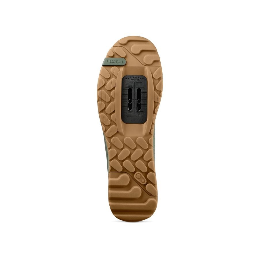 MTB shoes CRANKBROTHERS MALLET TRAIL SPEED LACE CLIP Green/Sand