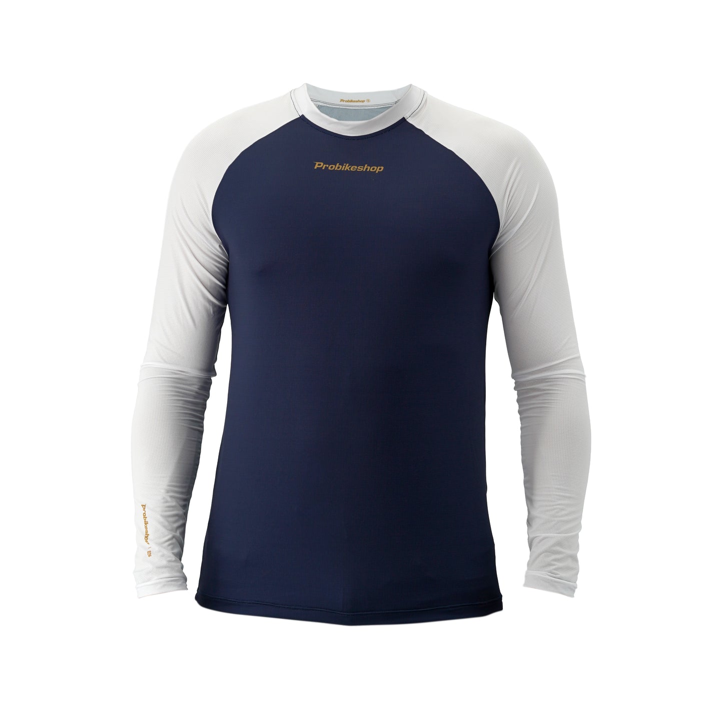 PROBIKESHOP FREERIDE Långärmad Jersey Marin/Vit