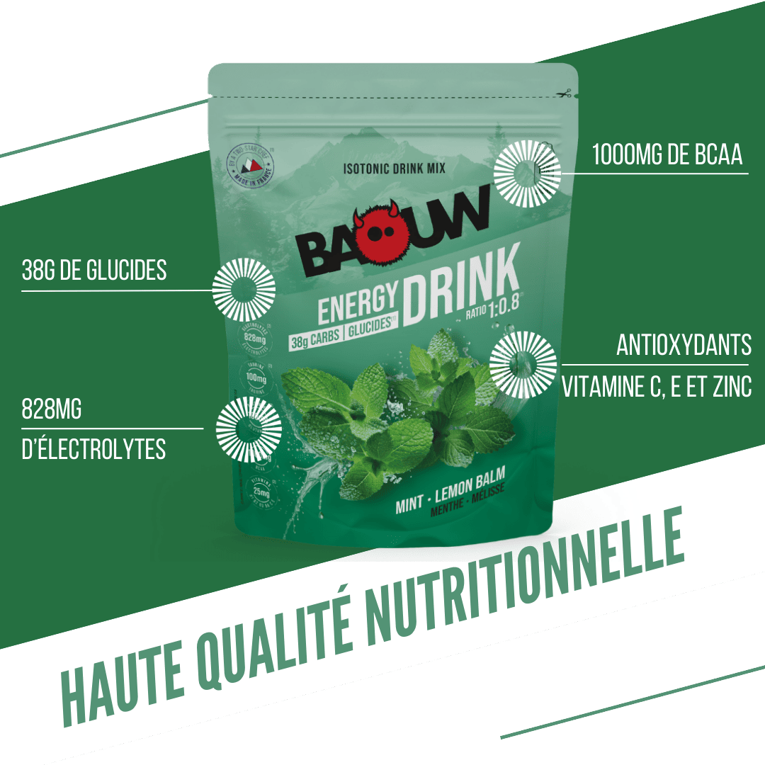 BAOUW ISOTONIC Energy Drink (585g) Mint/Melissa