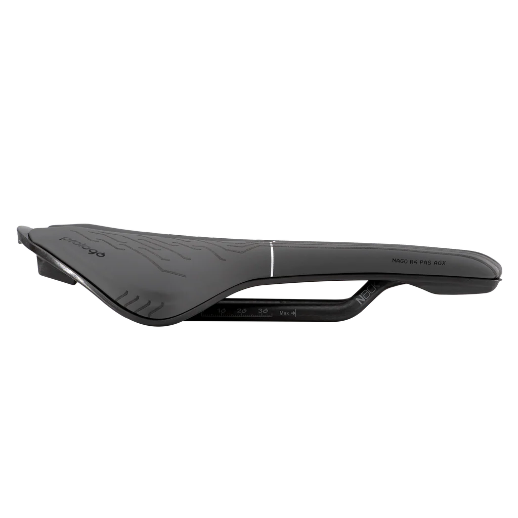 Saddle PROLOGO NAGO R4 PAS AGX 137mm Rails Nack Black