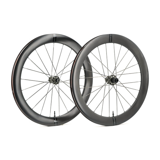 Pair of SCOM ULTRA 62 Tubeless Ready Wheels (Center Lock)