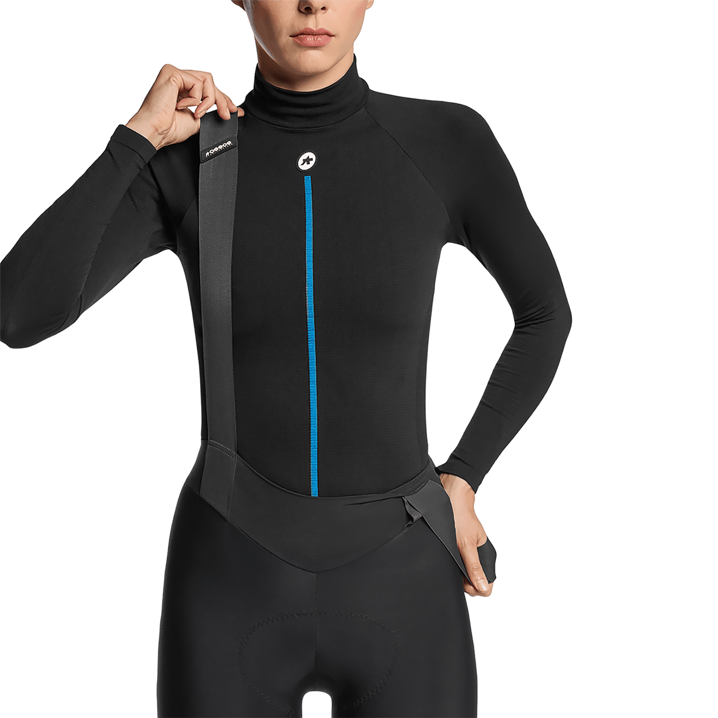 ASSOS WINTER SKIN P1 Underkläder med lång ärm för dam Svart