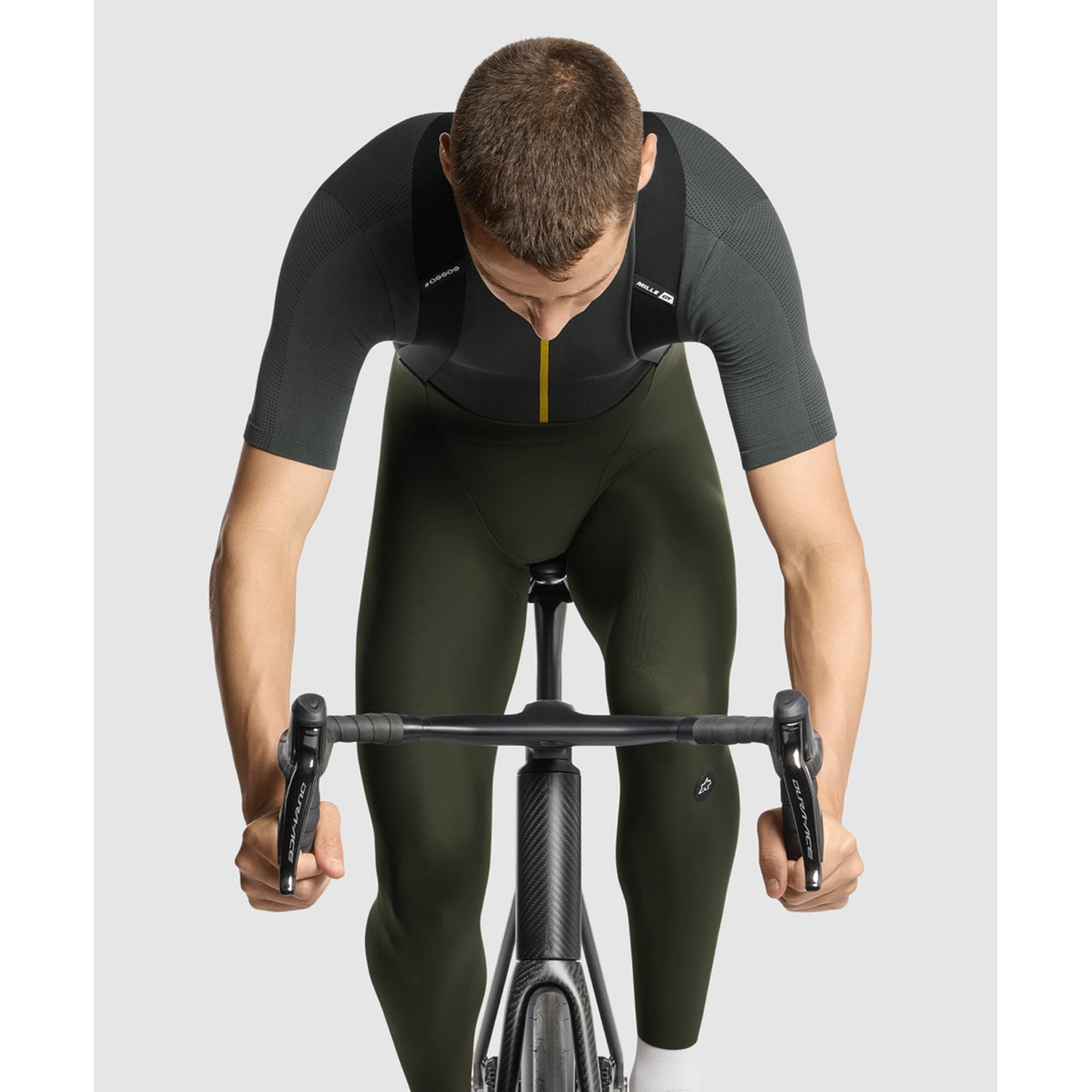 ASSOS MILLE GT S11 Deep Green long bib shorts