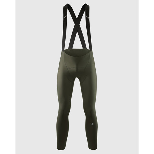 Långbyxor med Hängslen ASSOS MILLE GT SPRING FALL S11 Deep Green