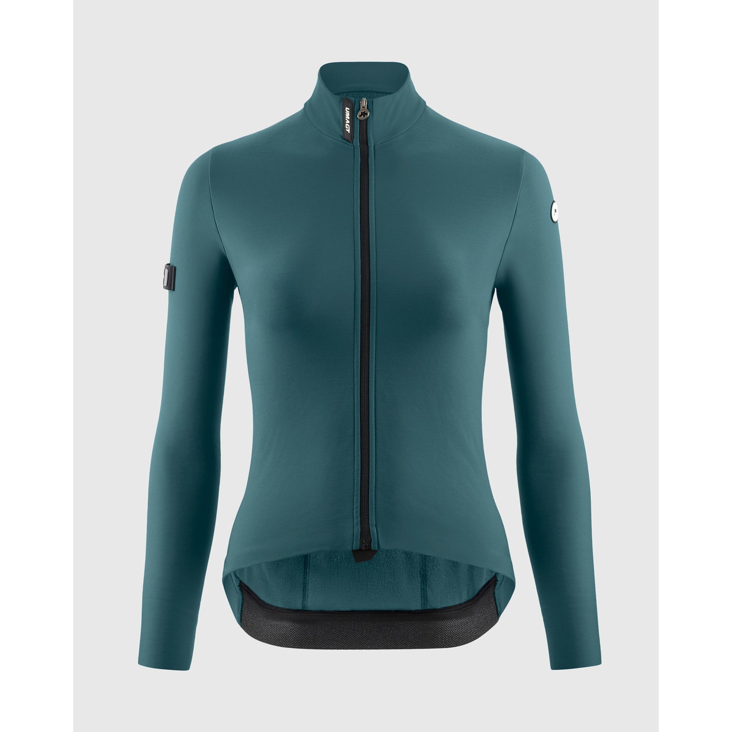 Maillot ASSOS UMA GT C2 Manches Longues Femme Foundation Green