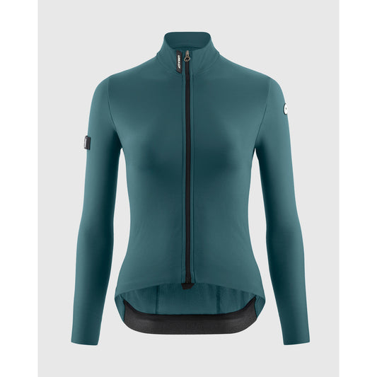 ASSOS UMA GT C2 Långärmad damtröja Foundation Green Jersey