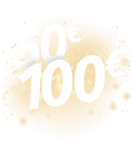 JUL - Från 50 euro till 100 euro