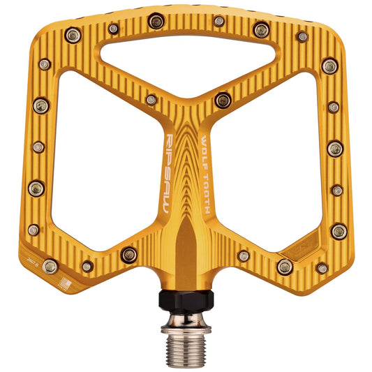WOLF TOOTH RIPSAW platta pedaler, guld
