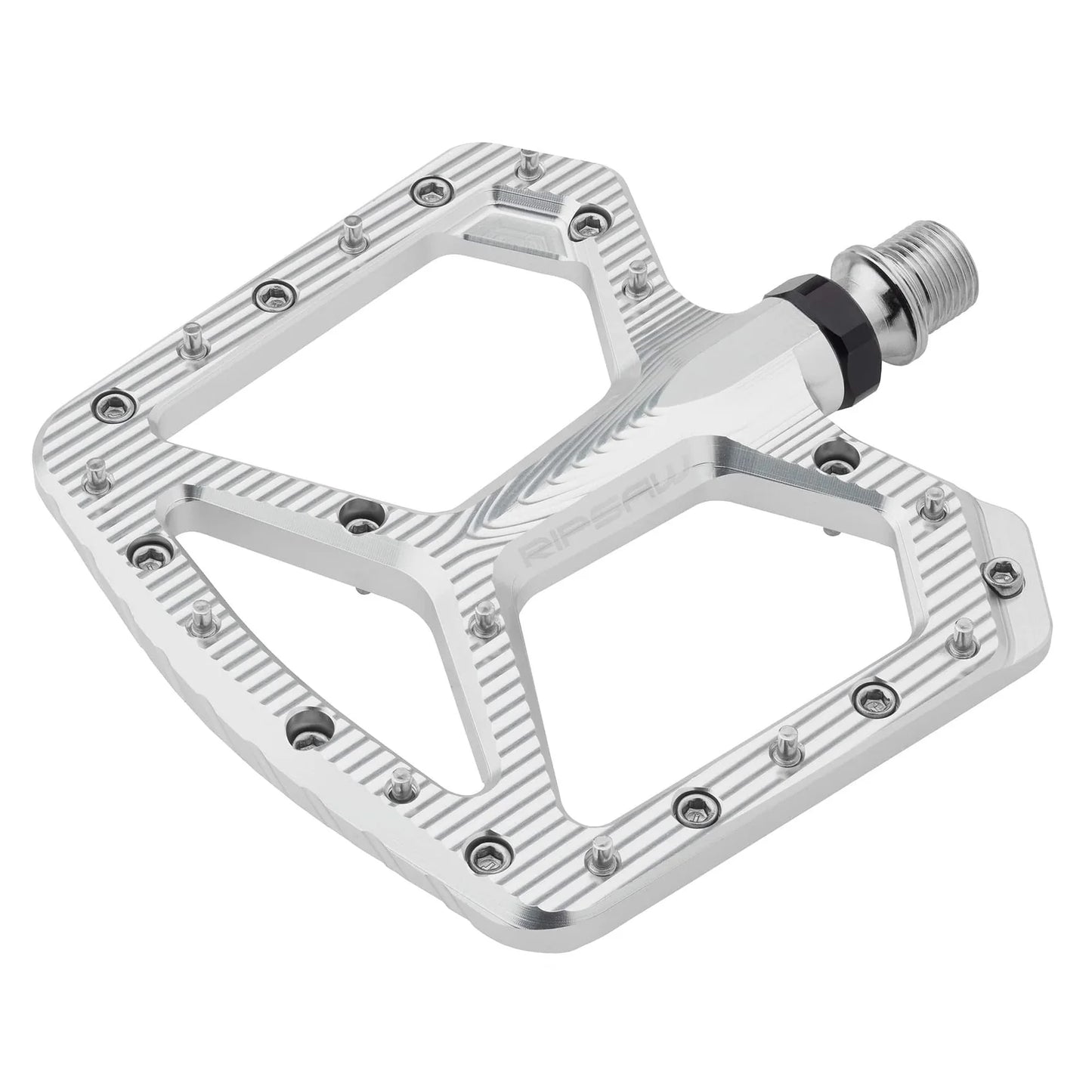 WOLF TOOTH RIPSAW platta pedaler, silver