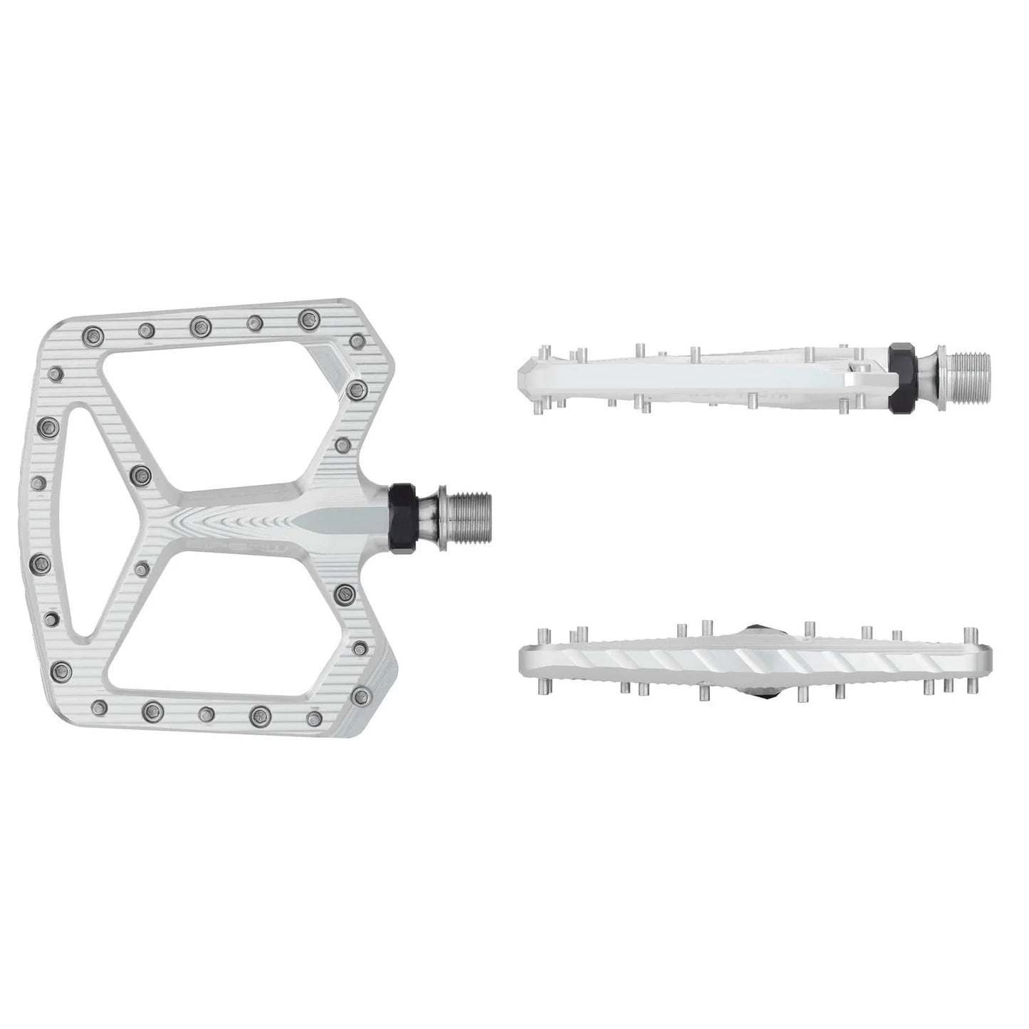 WOLF TOOTH RIPSAW platta pedaler, silver