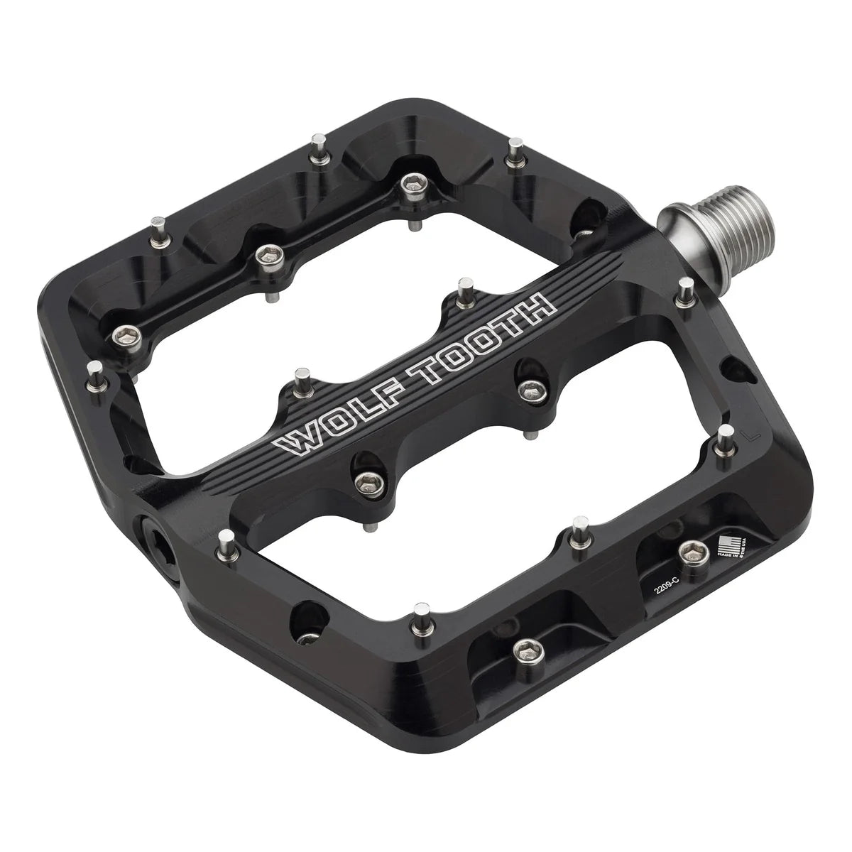 WOLF TOOTH WAVEFORM platta pedaler, Small, svarta