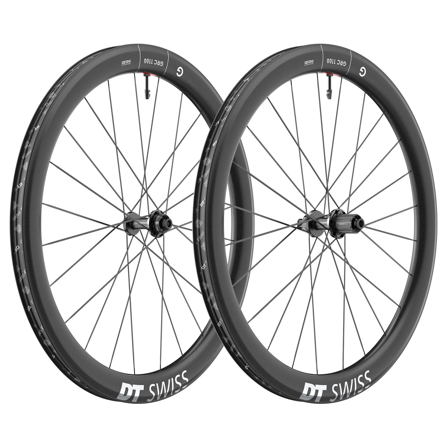 DT SWISS GRC 1100 DICUT 50 DISC Tubeless Ready wheelset (Center Lock)