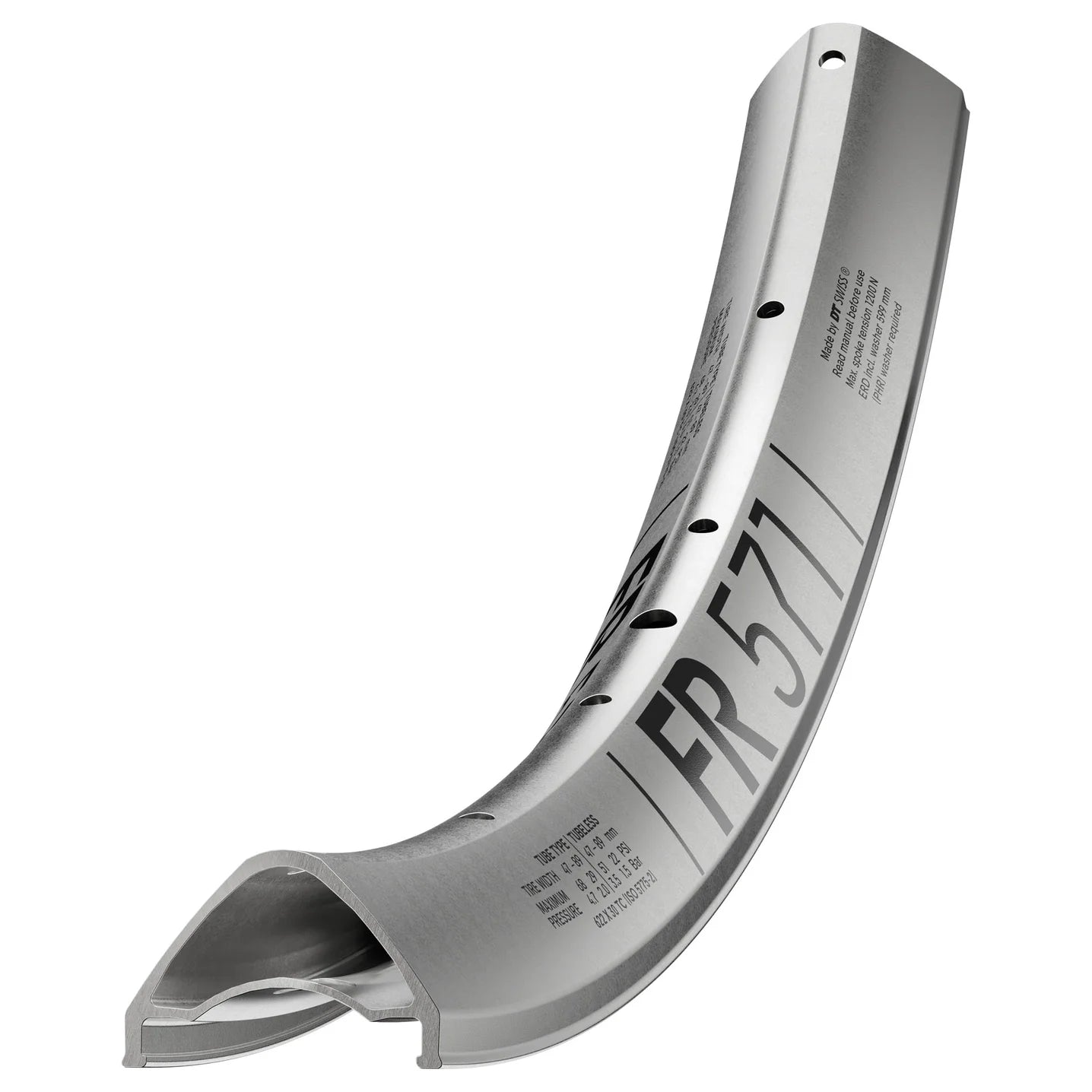 DT SWISS FR 571 27.5'' 30 mm Silver Rim