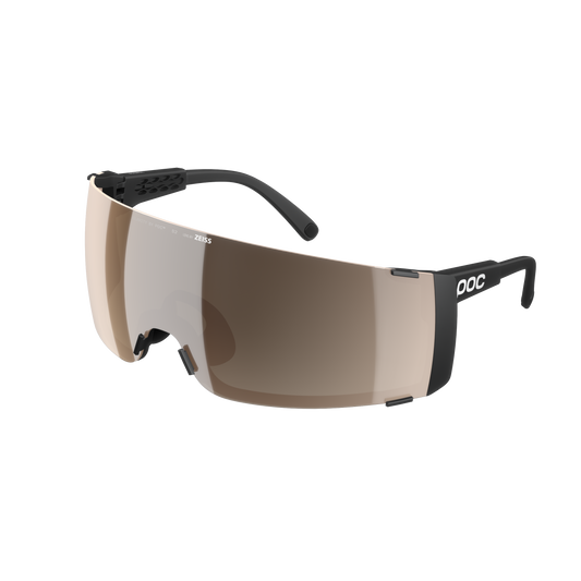 POC PROPEL + Goggles Black/Clarity Trail/Partly Silver