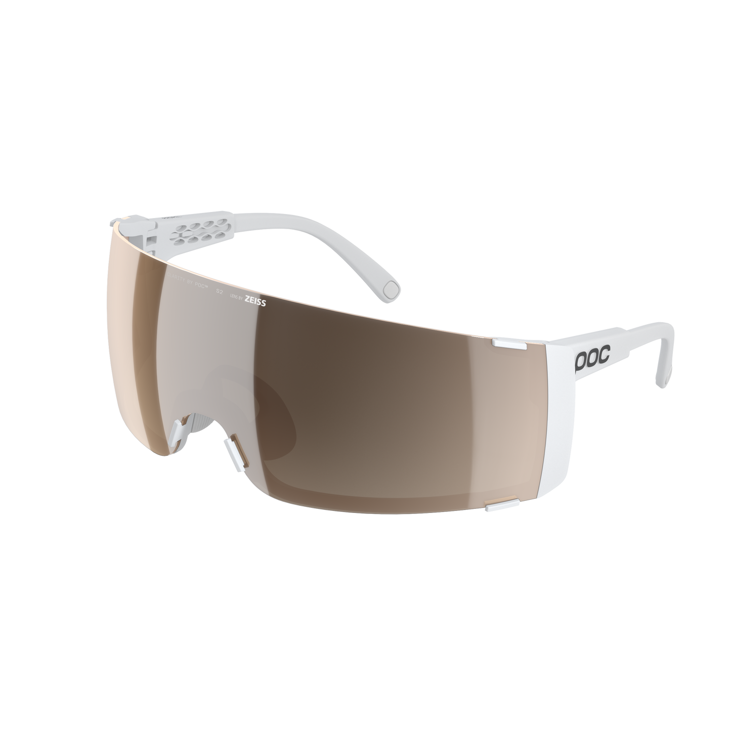 POC PROPEL Goggles White/Clarity Trail /Partly Sunny Silver