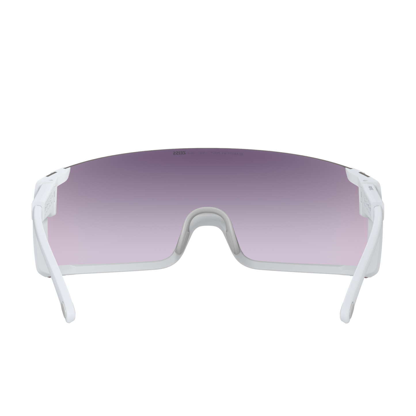 POC PROPEL White Glasses Clarity Road Sunny Silver Lens