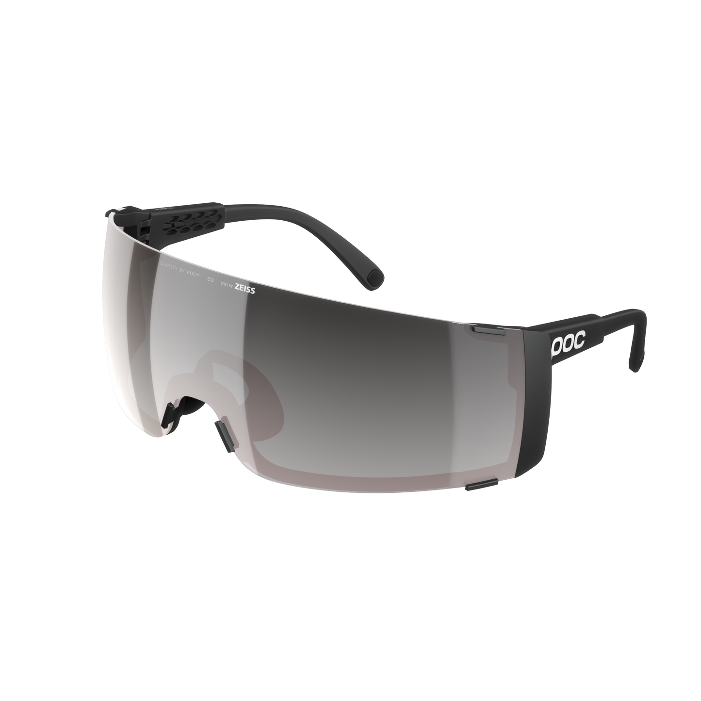 POC PROPEL + Black Glasses Clarity Road Sunny Silver