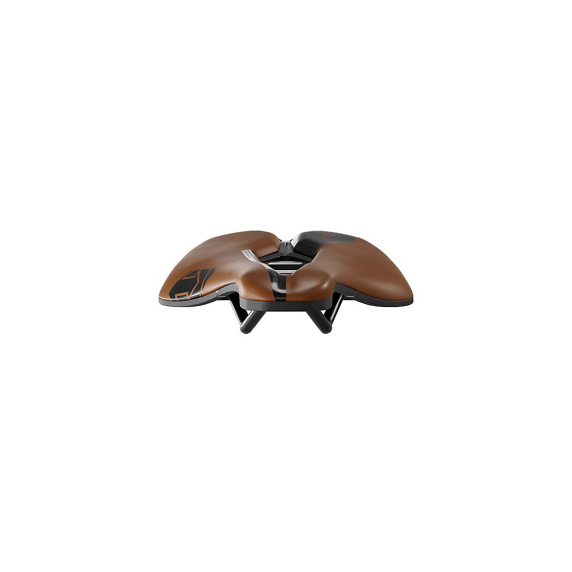 STEALTH PERFORMANCE 142mm PRO Saddle Stainless steel rails Brown