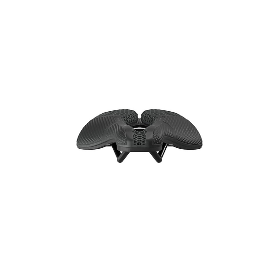 PRO 3D TEAM Sadel 152 mm kolfiberskenor Svart