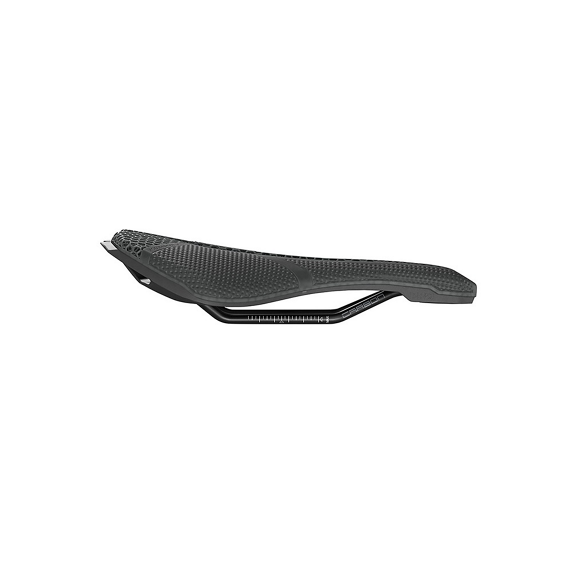 PRO 3D TEAM Sadel 152 mm kolfiberskenor Svart