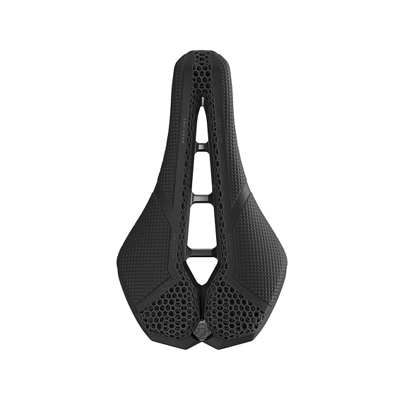 PRO 3D TEAM Sadel 152 mm kolfiberskenor Svart