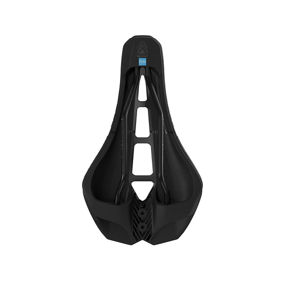 PRO 3D TEAM Sadel 152 mm kolfiberskenor Svart