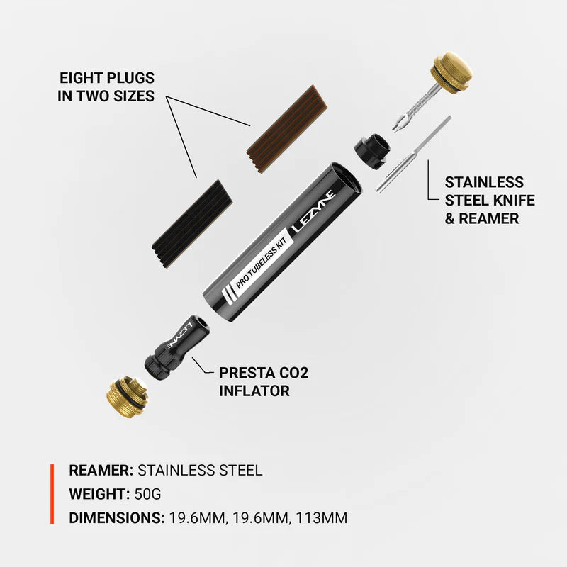 LEZYNE PRO TUBELESS reparationssats