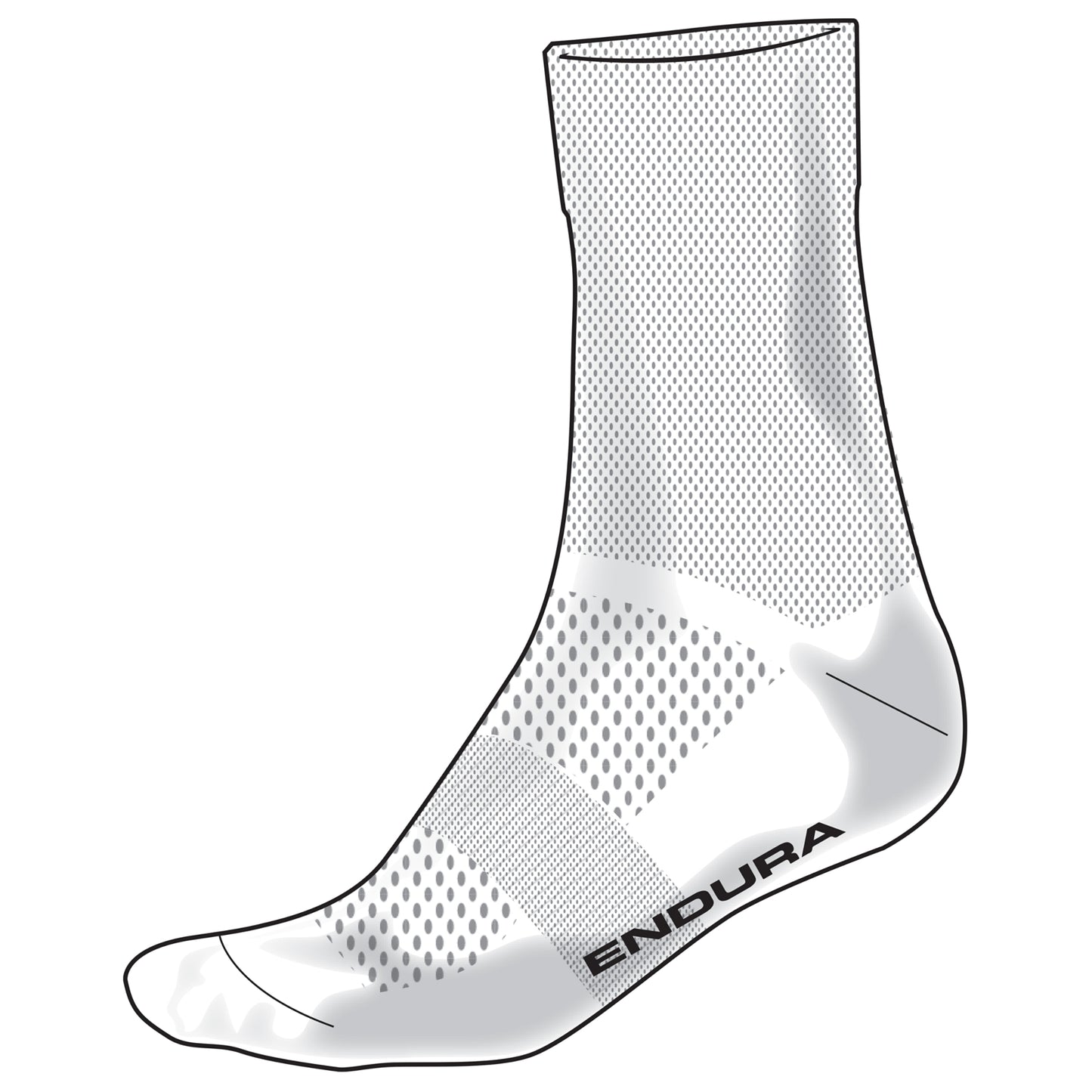 ENDURA PRO SL POWER Socks White