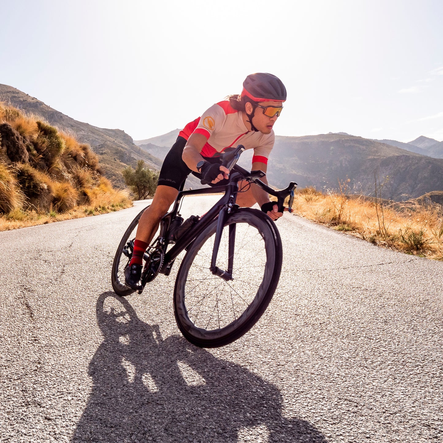 ENDURA FS260 PRINT Kortärmad Jersey Röd