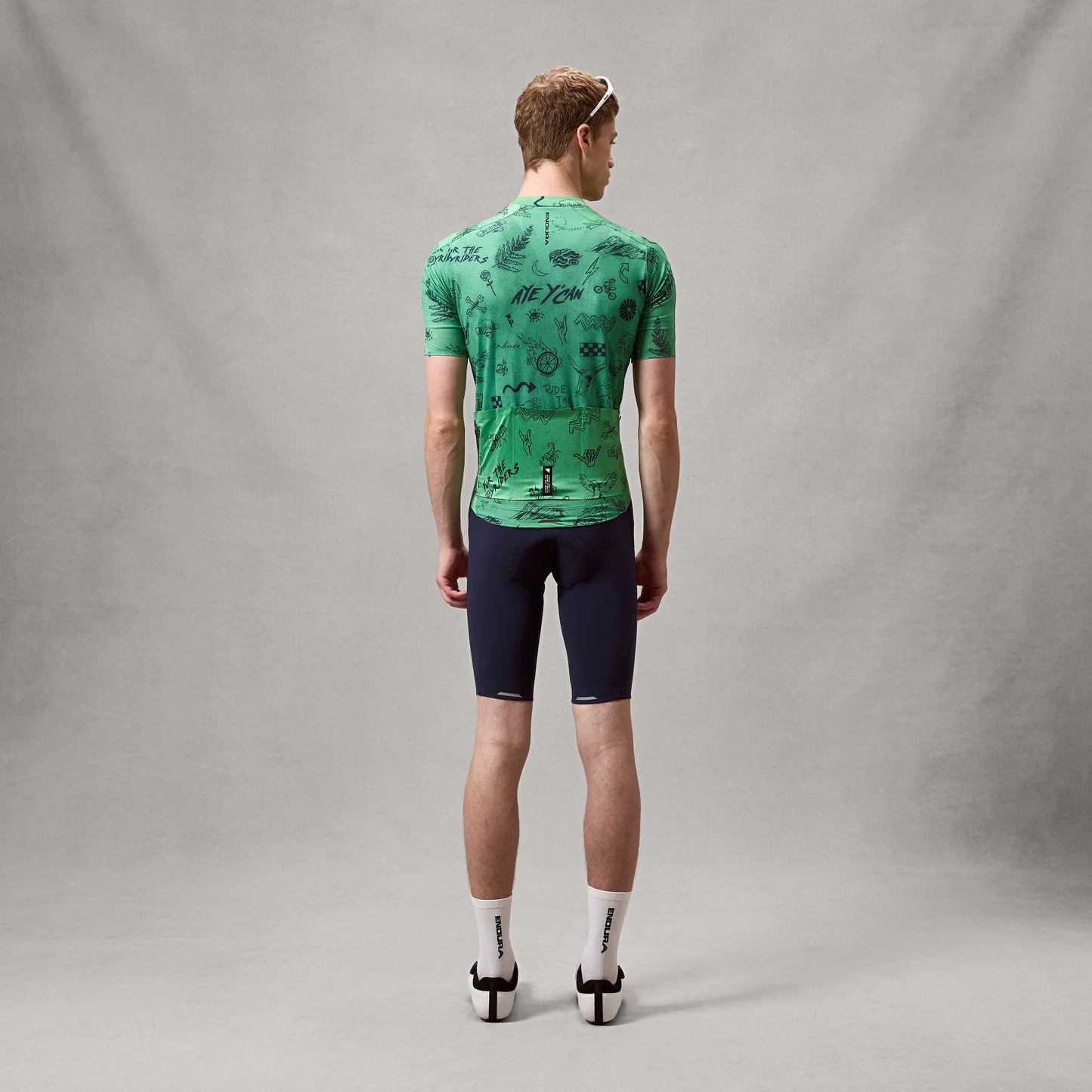 ENDURA PRO SL PRINT Kortärmad Jersey Grön