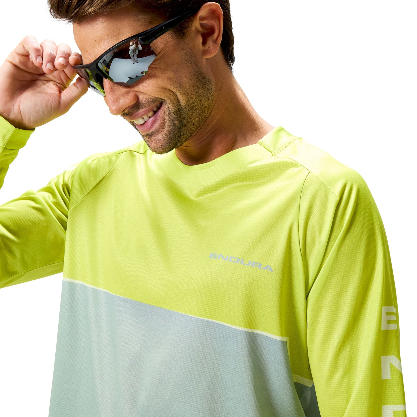 ENDURA CORE PRINTED Långärmad Jersey Grön 2025