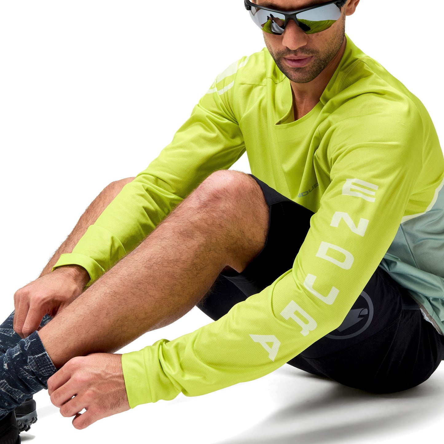 ENDURA CORE PRINTED Långärmad Jersey Grön 2025