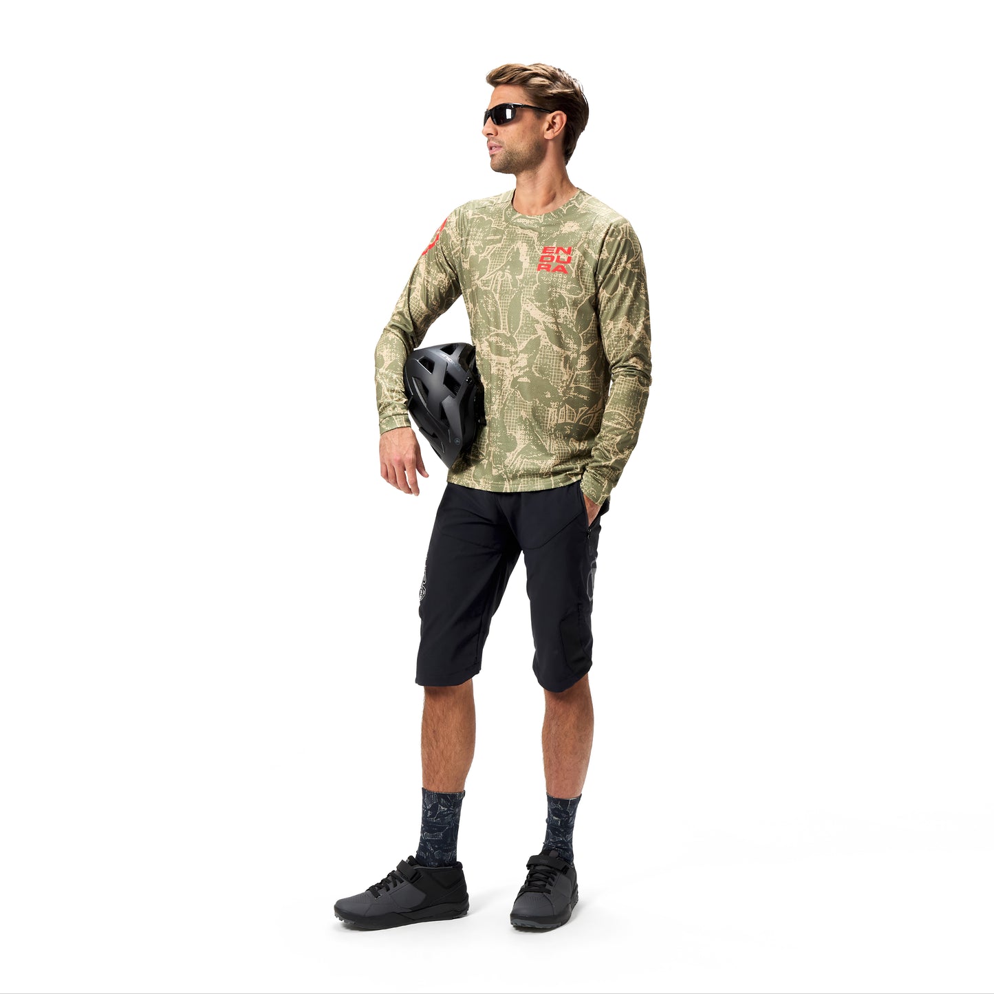 ENDURA LTD PRINTED Jersey Long Sleeve Camo Khaki 2025