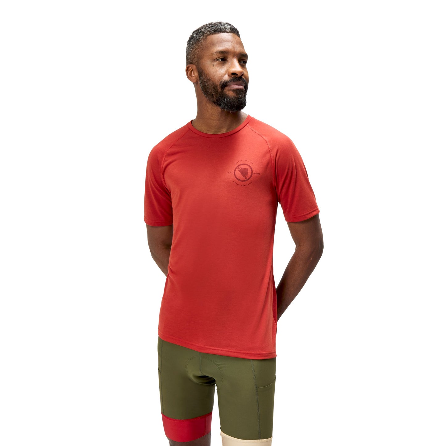 ENDURA LOOP Kortärmad Jersey Röd 2025