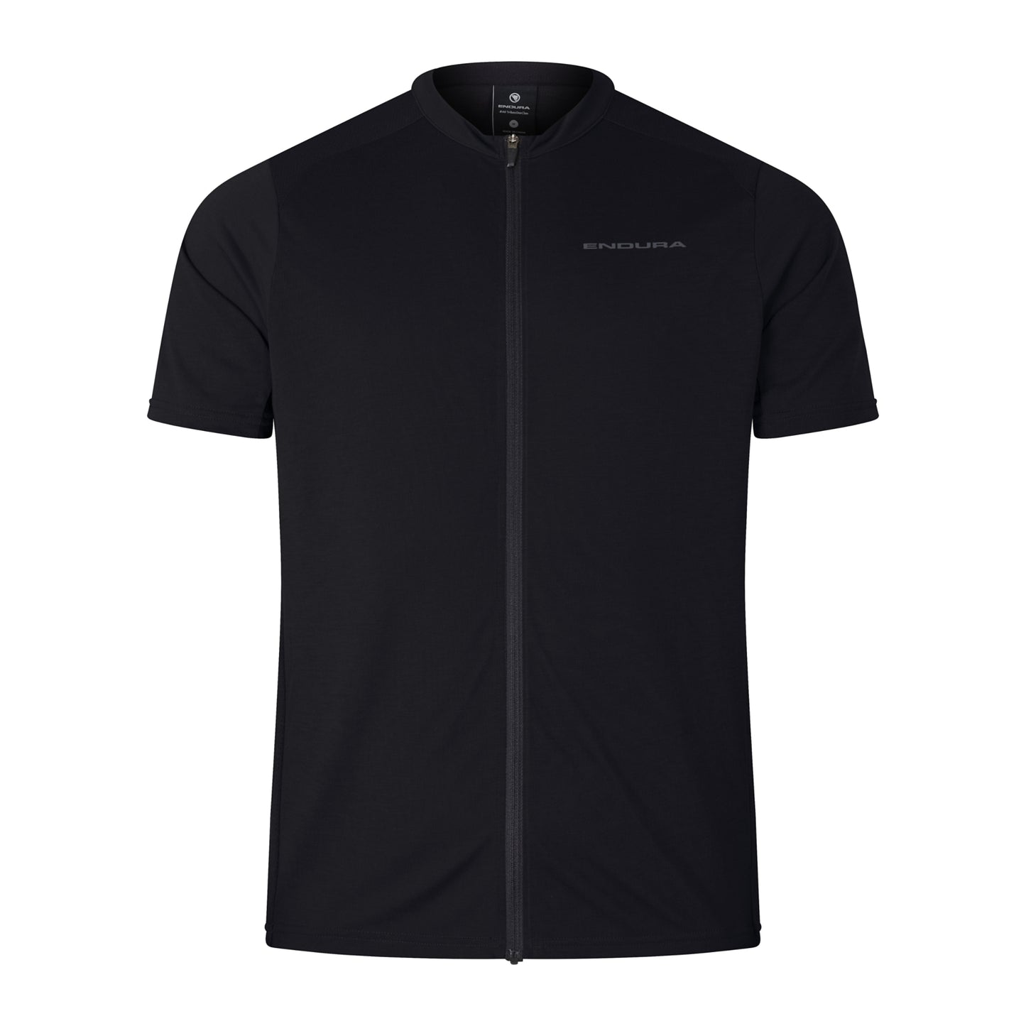 ENDURA LOOP ZIPPED Short Sleeve Jersey Black