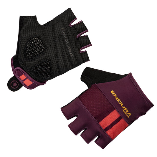ENDURA FS260 AEROGEL II Women's Short Gloves Bordeaus