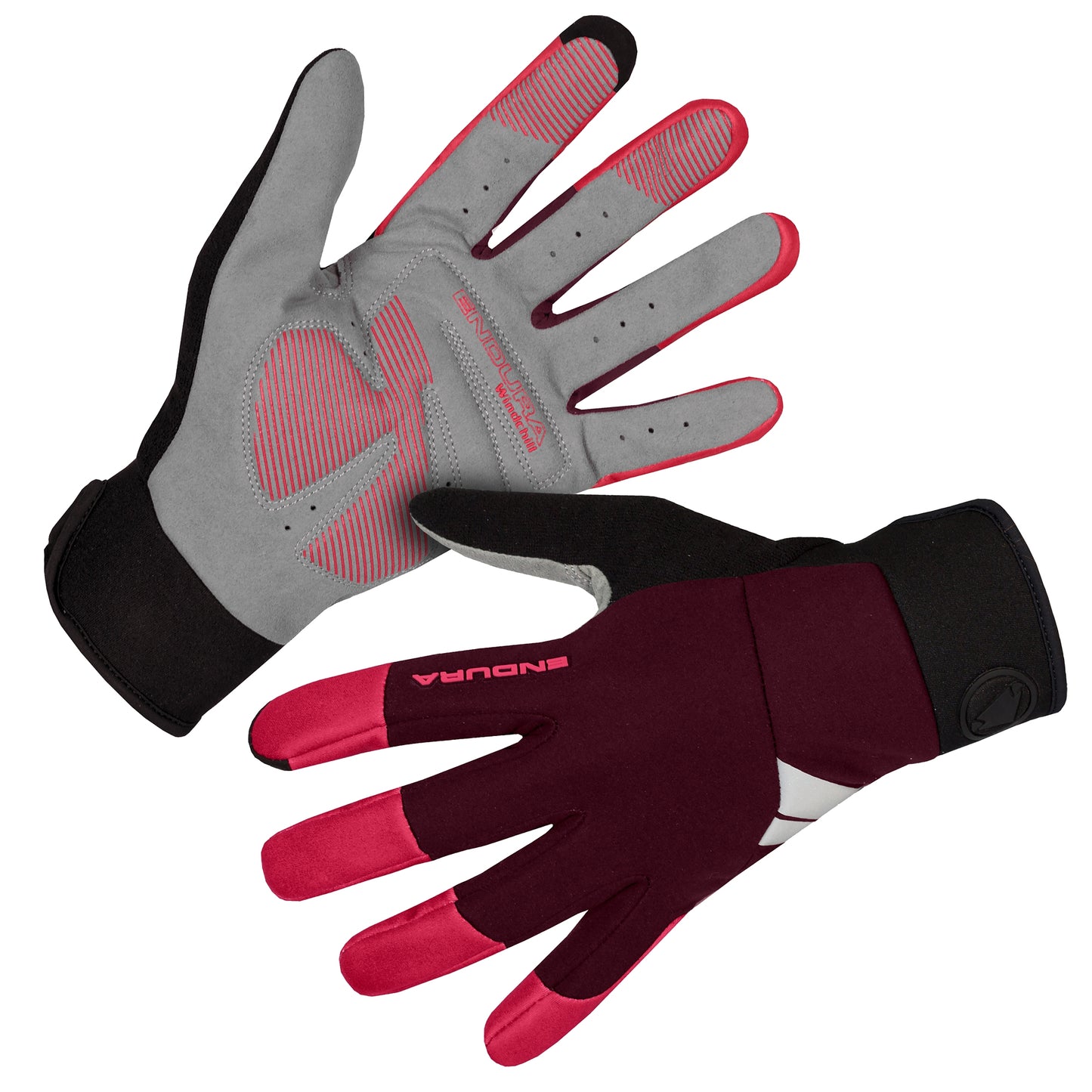ENDURA WINDCHILL Handskar för damer Bordeaux