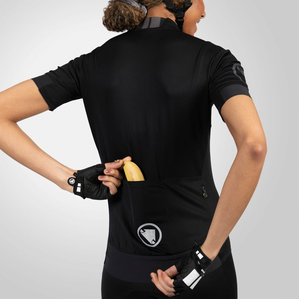 ENDURA FS260 Ladies Short Sleeve Jersey Black 2025