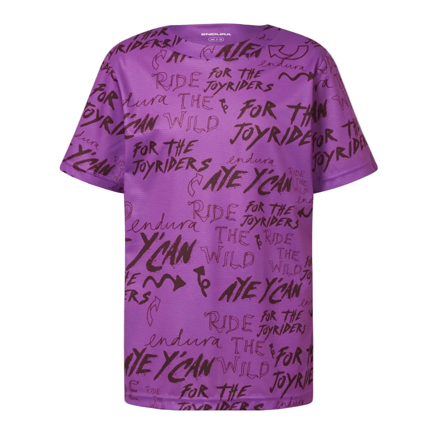 ENDURA SINGLETRACK Junior Short Sleeve Jersey Purple