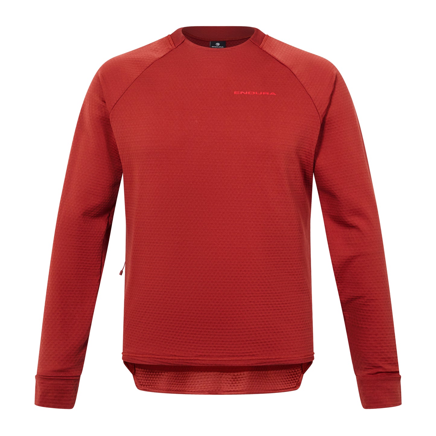 ENDURA SINGLETRACK FLEECE Long Sleeve Brick Jersey