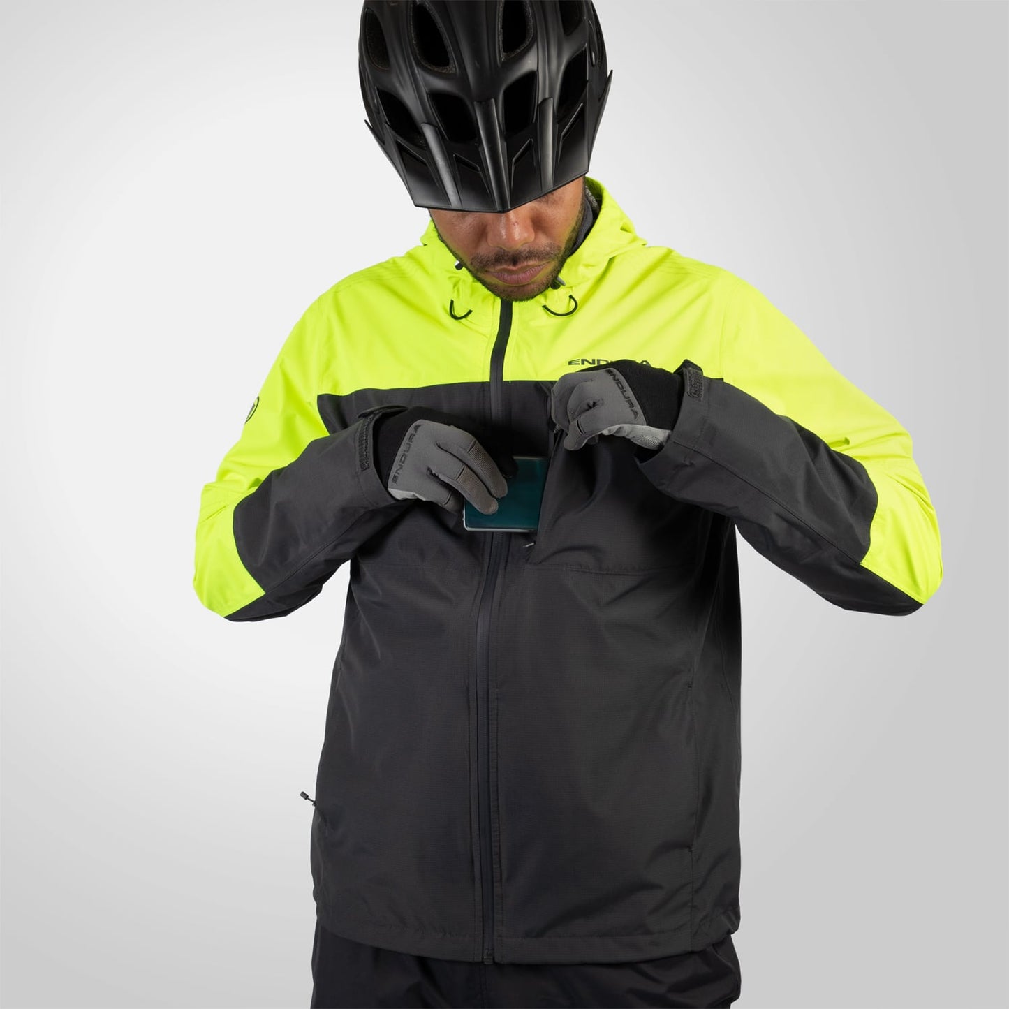ENDURA HUMMVEE 3-IN-1 WATERPROOF Jacket Yellow